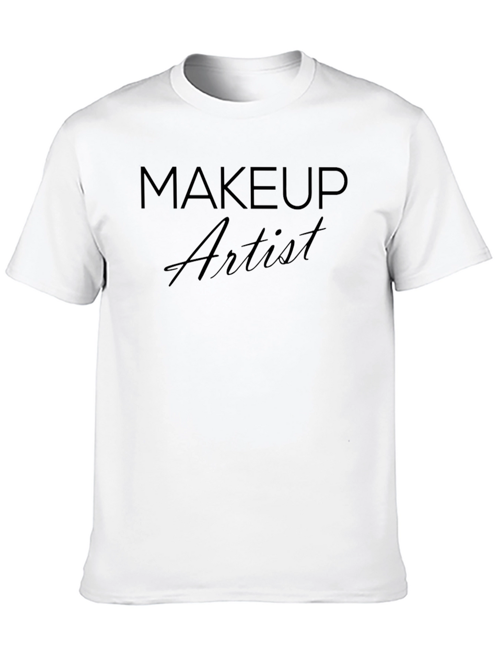 Makeup Artist T-Shirt - Stylish Crew Neck Tee
