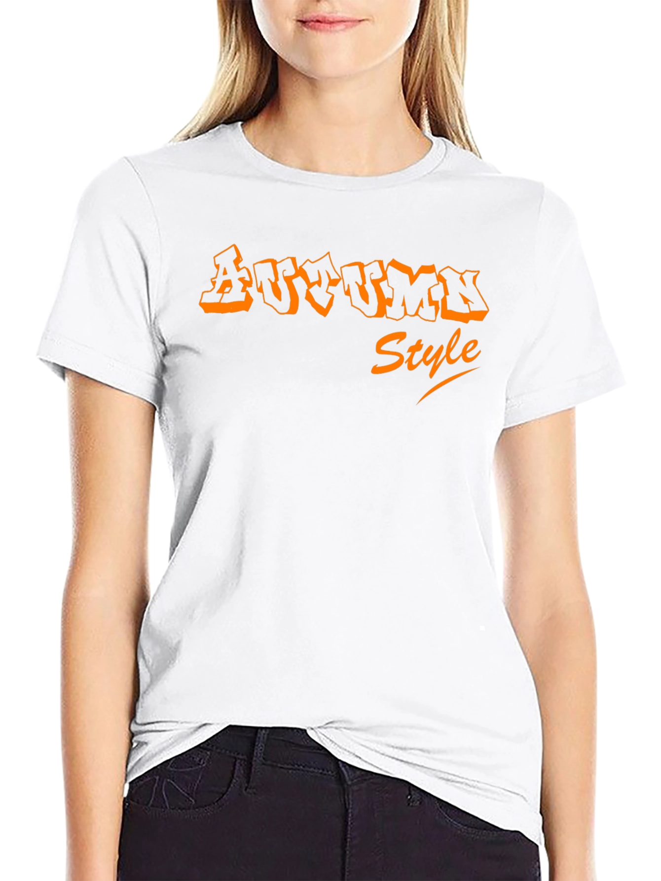 Autumn Style Black T-Shirt