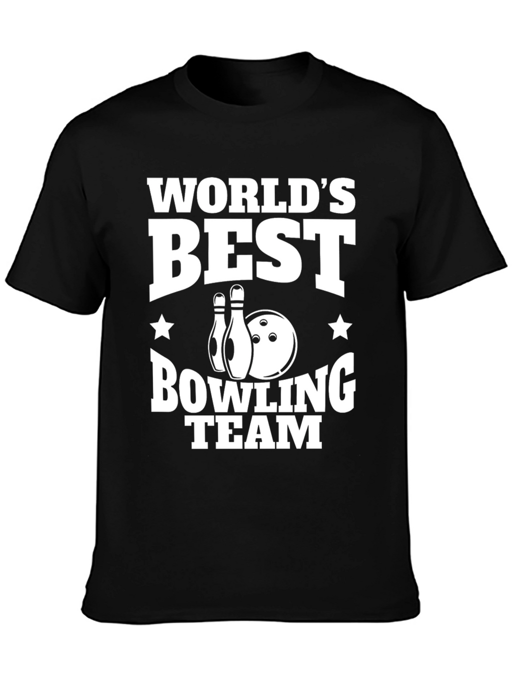 Worlds Best Bowling Team Graphic Tee
