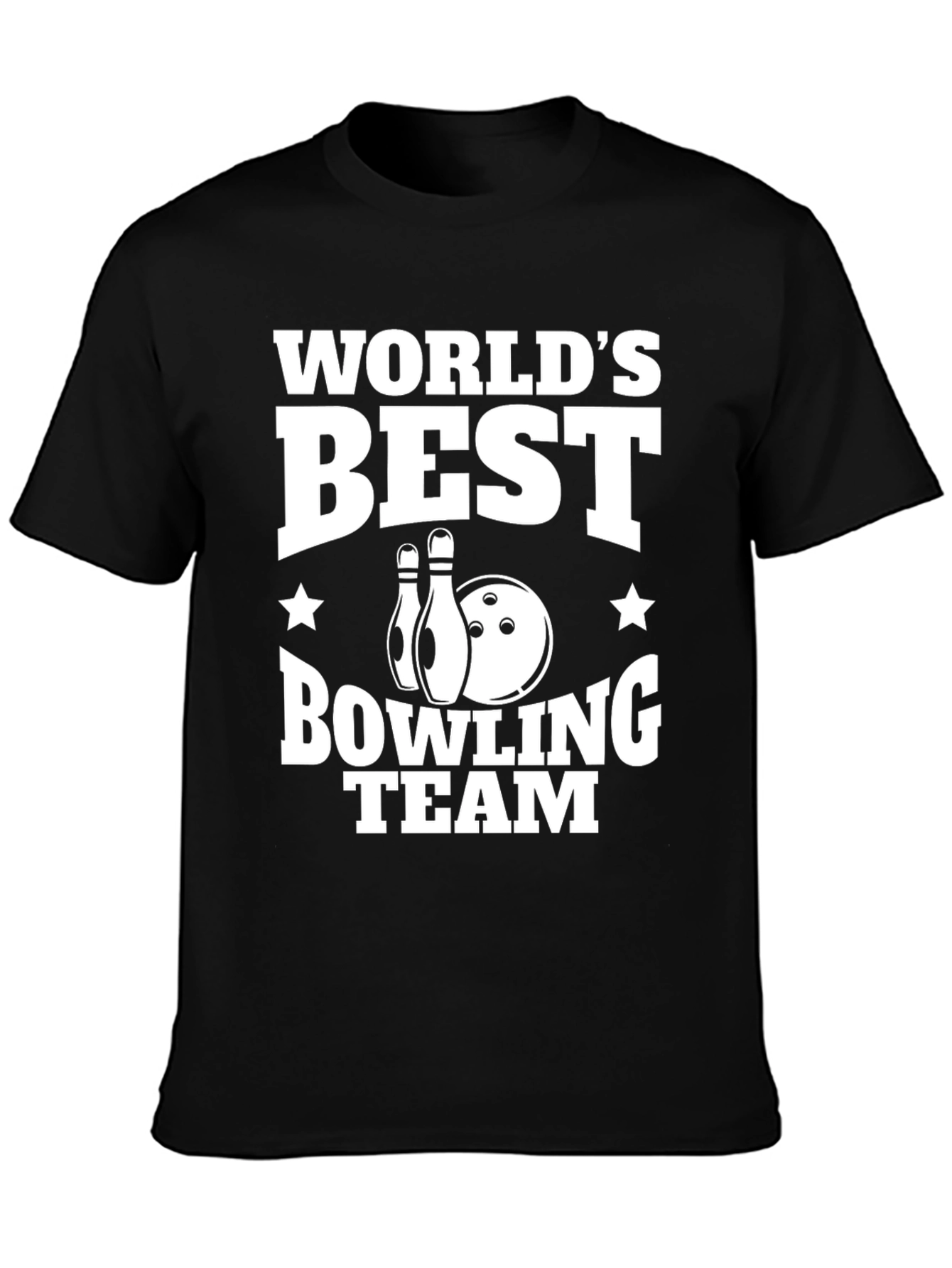 Worlds Best Bowling Team Graphic Tee
