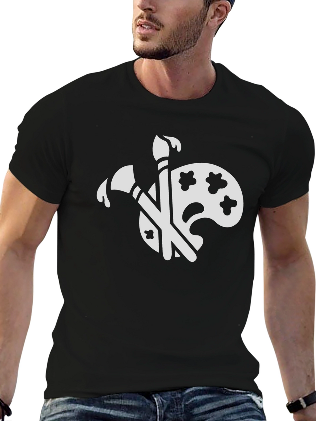 Artists Palette Graphic Tee - Creative Style