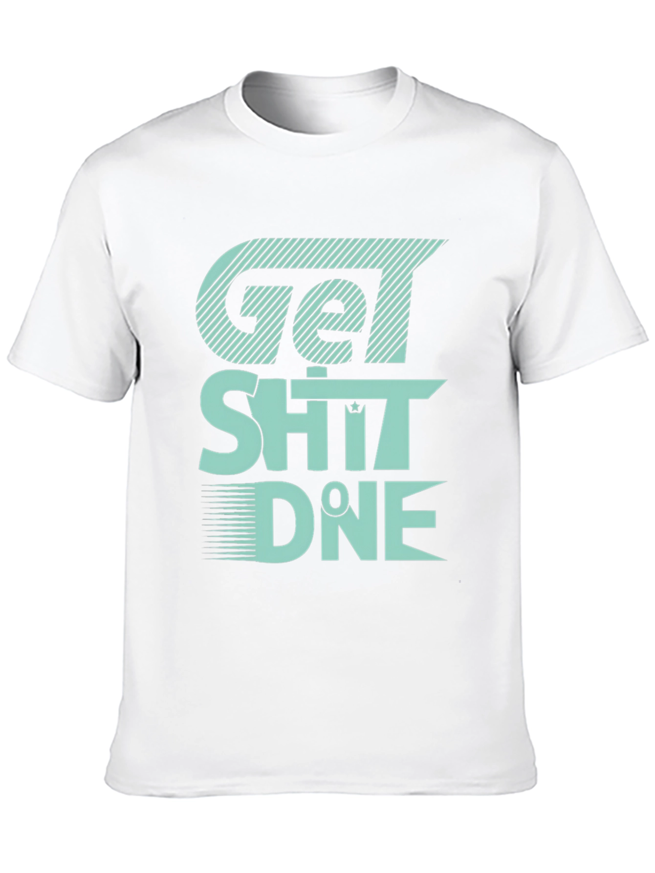 Get Sh*t Done Graphic Tee - Black Cotton T-Shirt