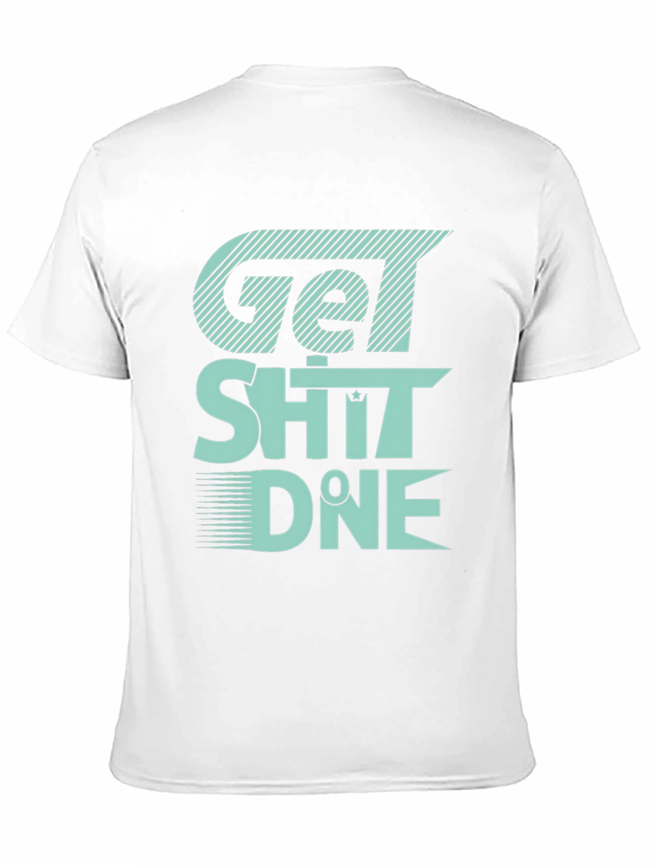 Get Sh*t Done Graphic Tee - Black Cotton T-Shirt