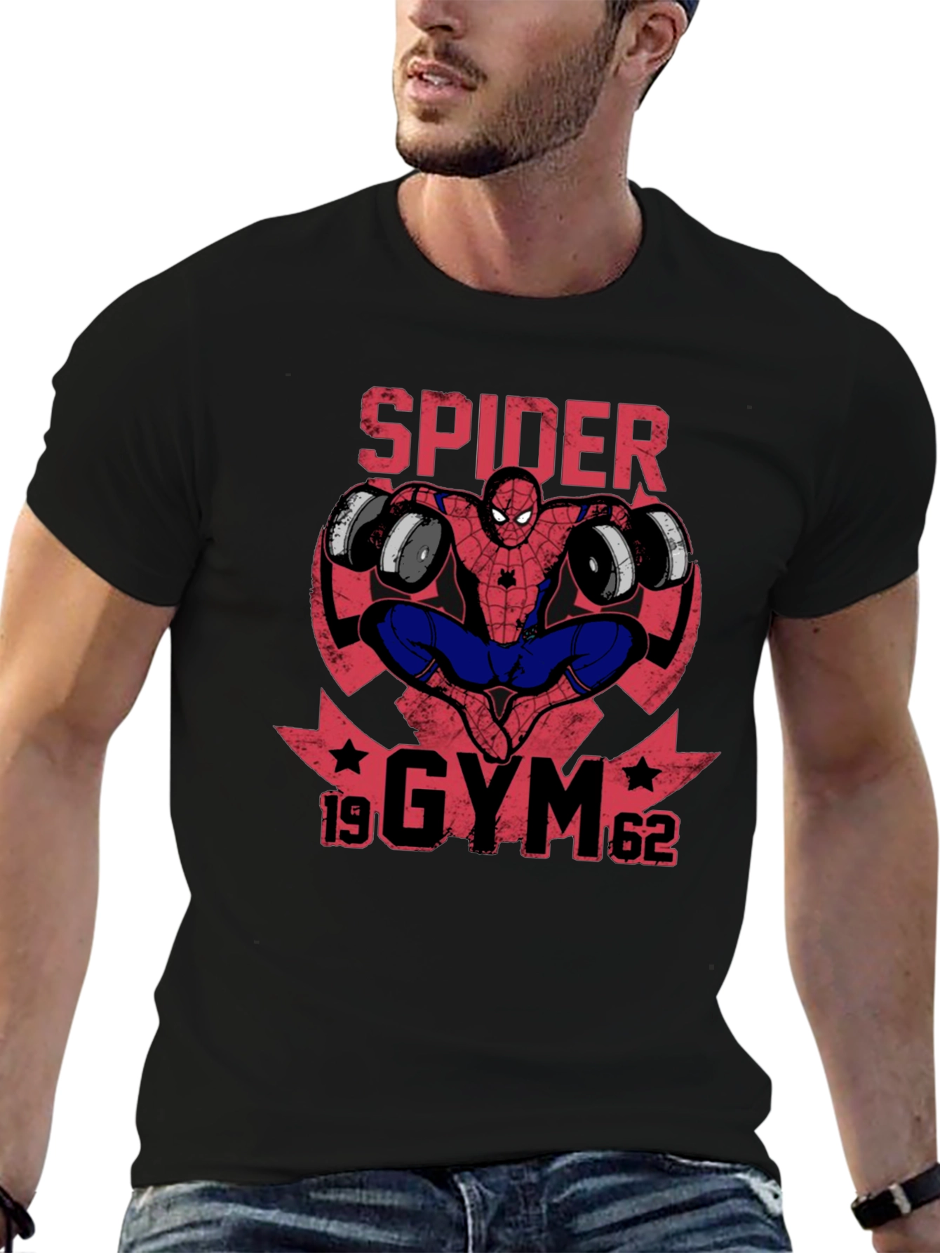 Spider-Man Gym T-Shirt - Black
