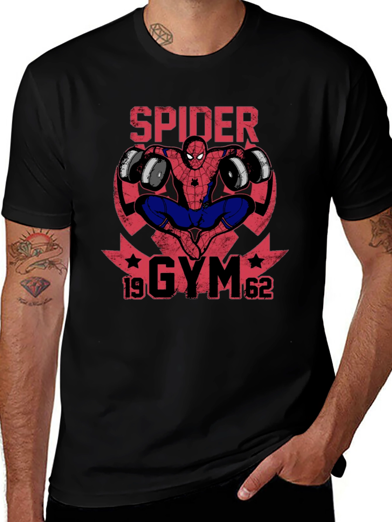 Spider-Man Gym T-Shirt - Black