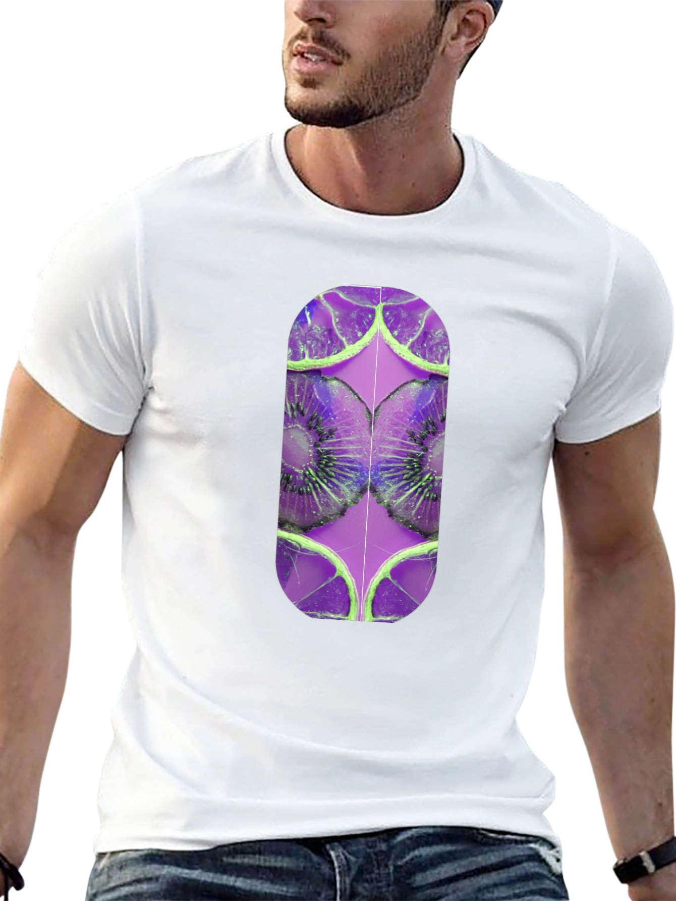 Kiwi Dream T-Shirt - Abstract Fruit Design