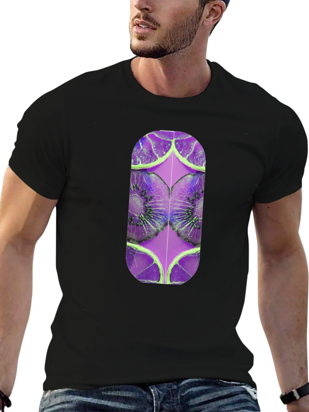 Kiwi Dream T-Shirt - Abstract Fruit Design