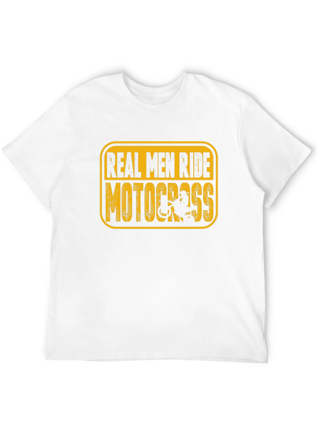 Real Men Ride Motocross Black T-Shirt