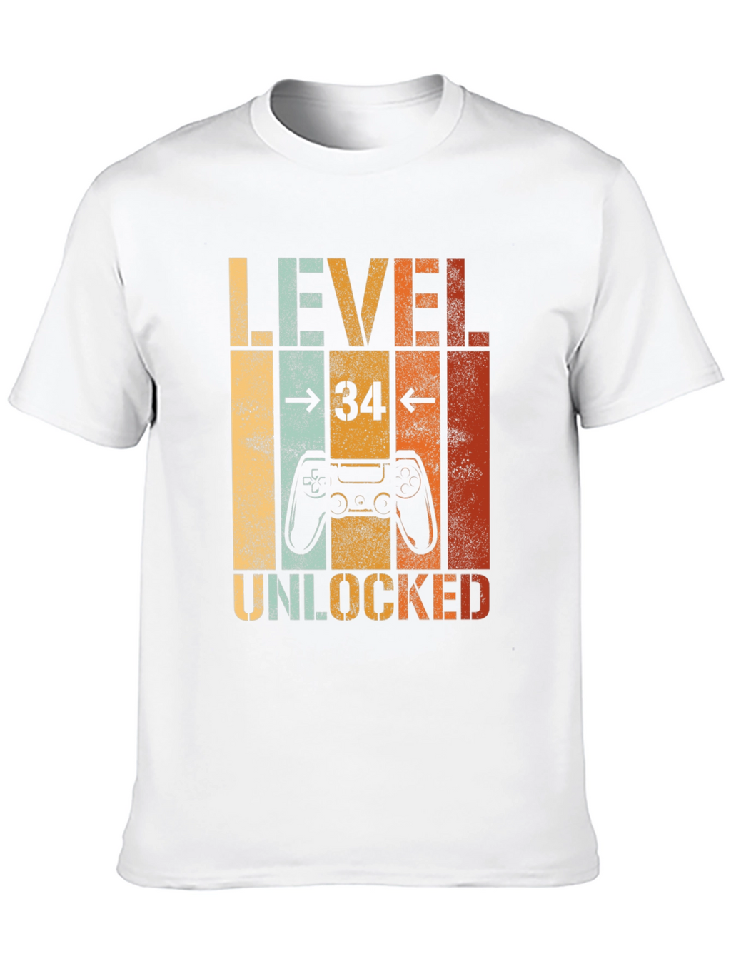 Level 34 Unlocked Gaming T-Shirt
