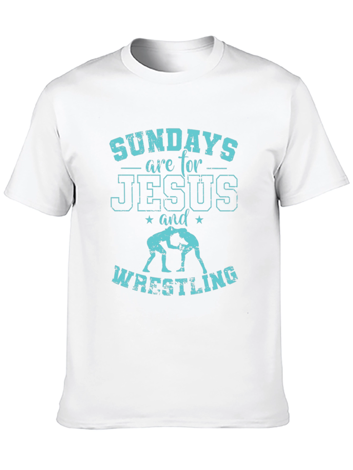 Sundays are for Jesus and Wrestling Tee