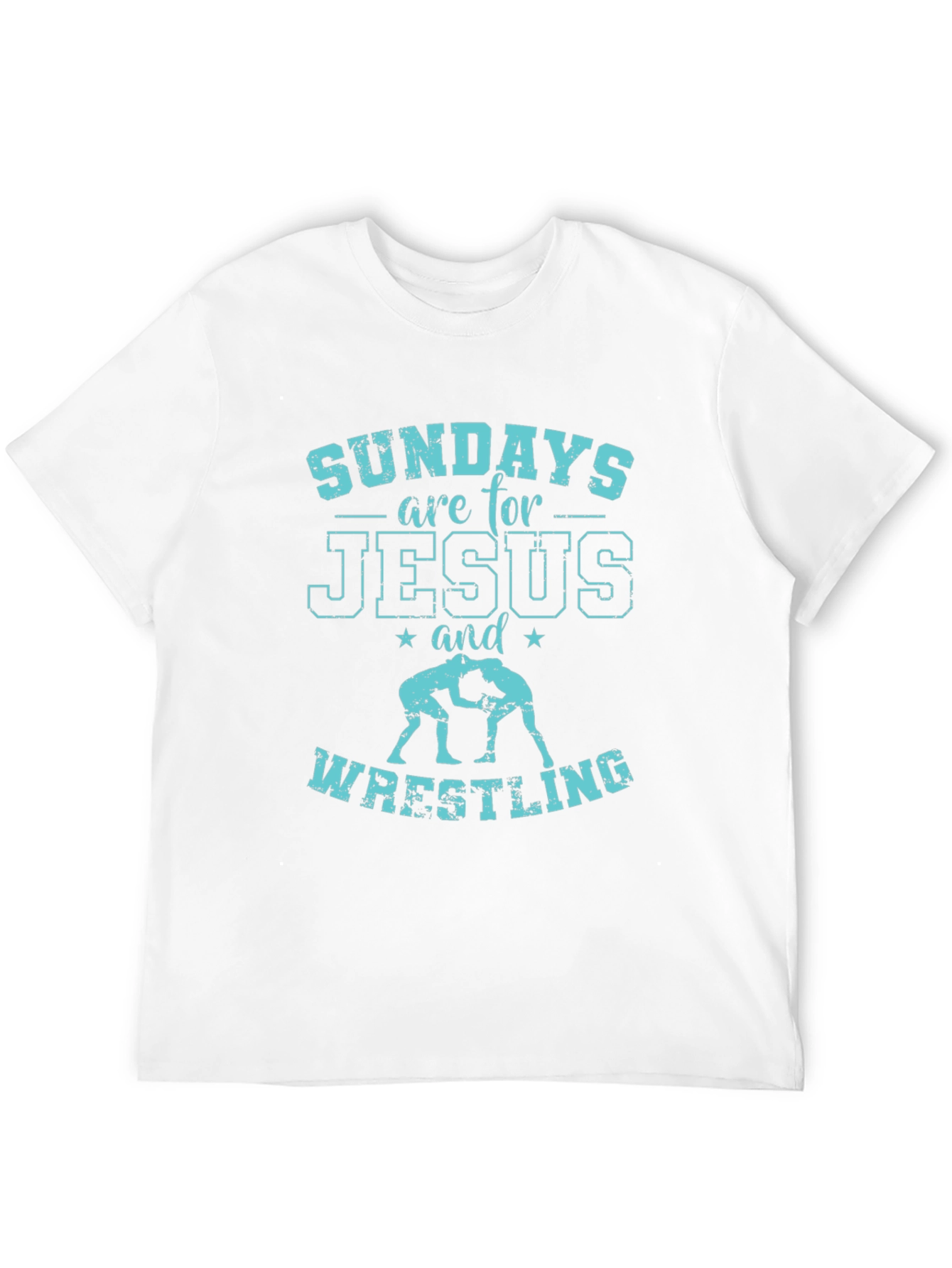 Sundays are for Jesus and Wrestling Tee