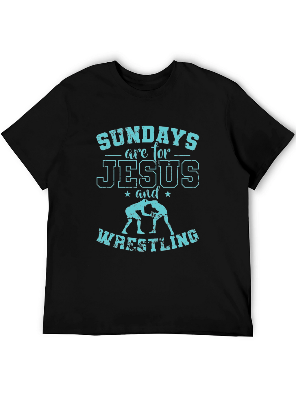 Sundays are for Jesus and Wrestling Tee