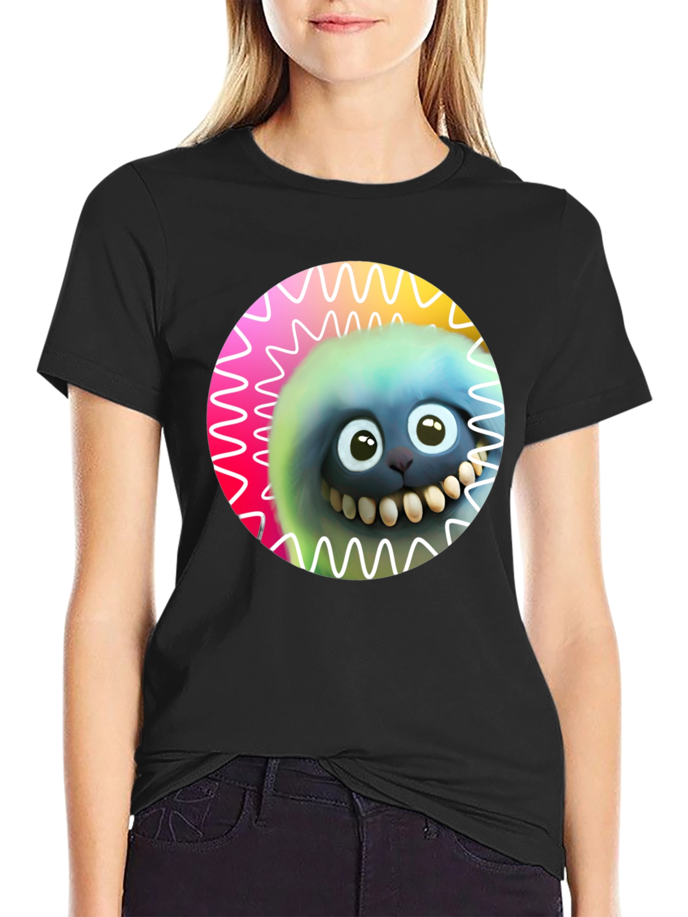 Monster Graphic T-Shirt - Funky & Colorful