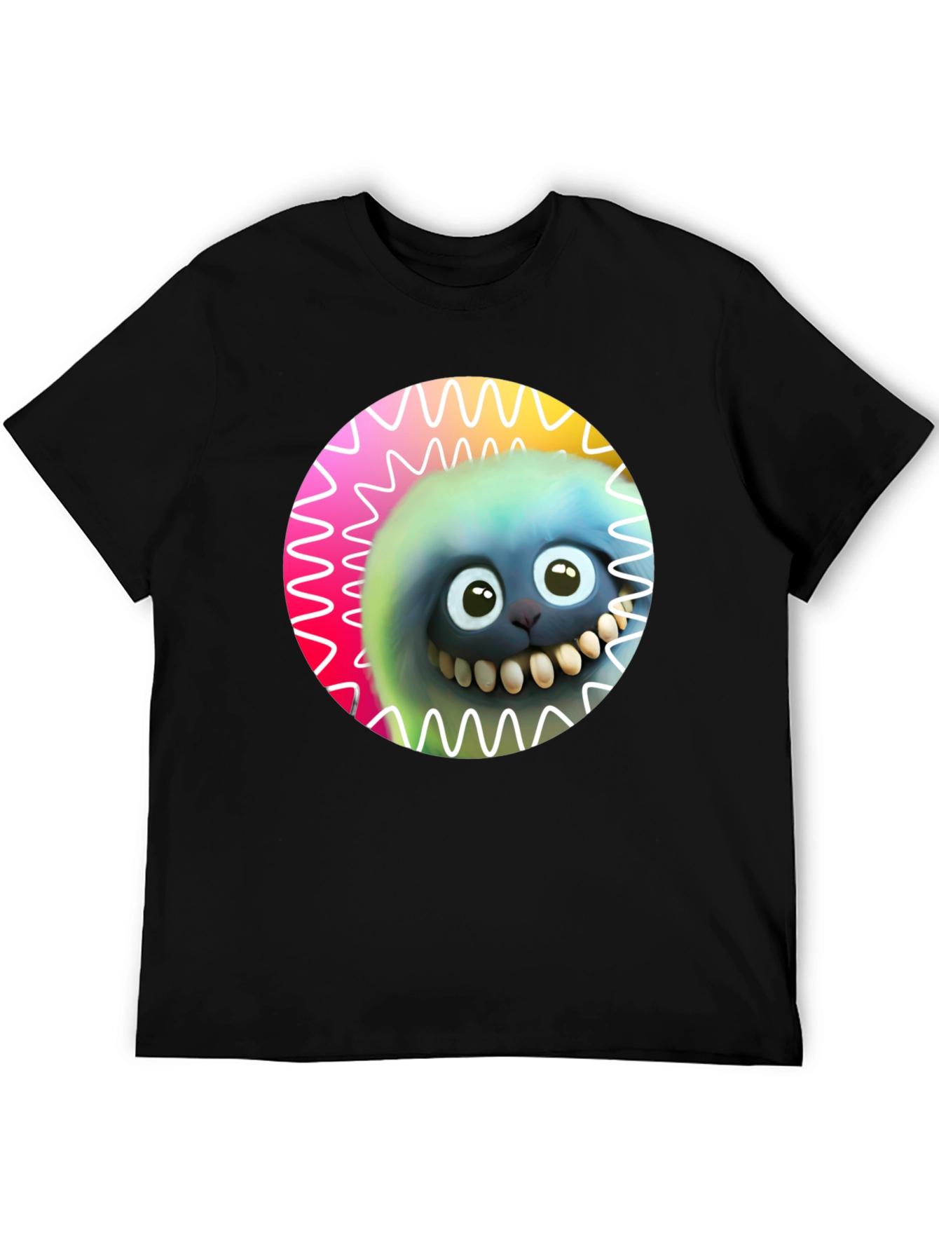 Monster Graphic T-Shirt - Funky & Colorful