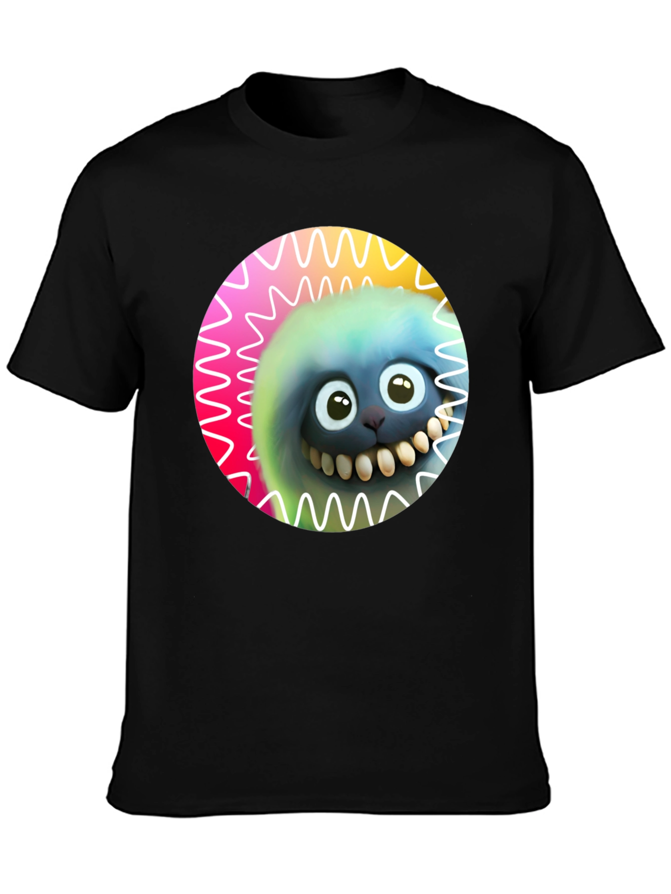 Monster Graphic T-Shirt - Funky & Colorful