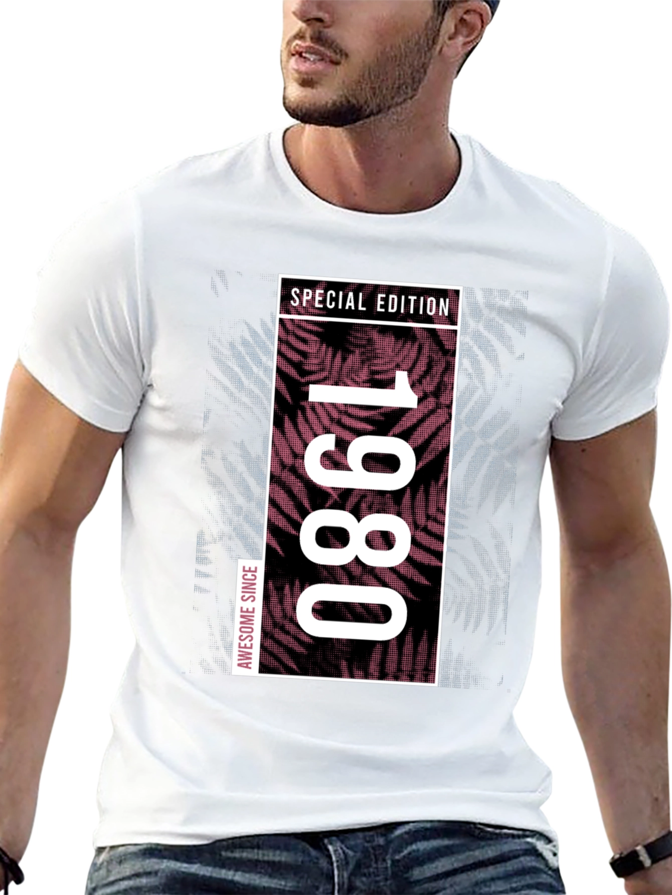 1980 Special Edition Black Graphic Tee