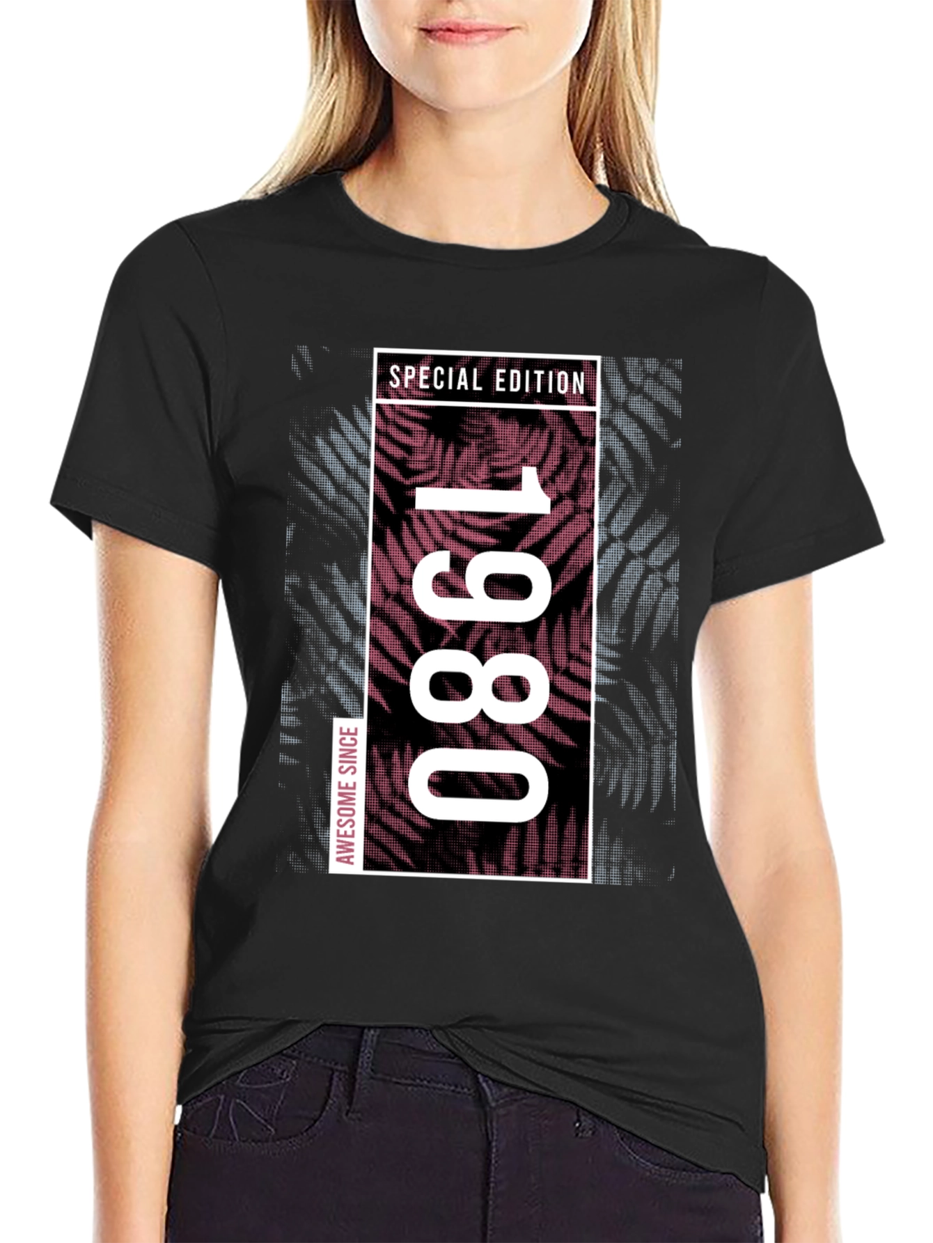 1980 Special Edition Black Graphic Tee