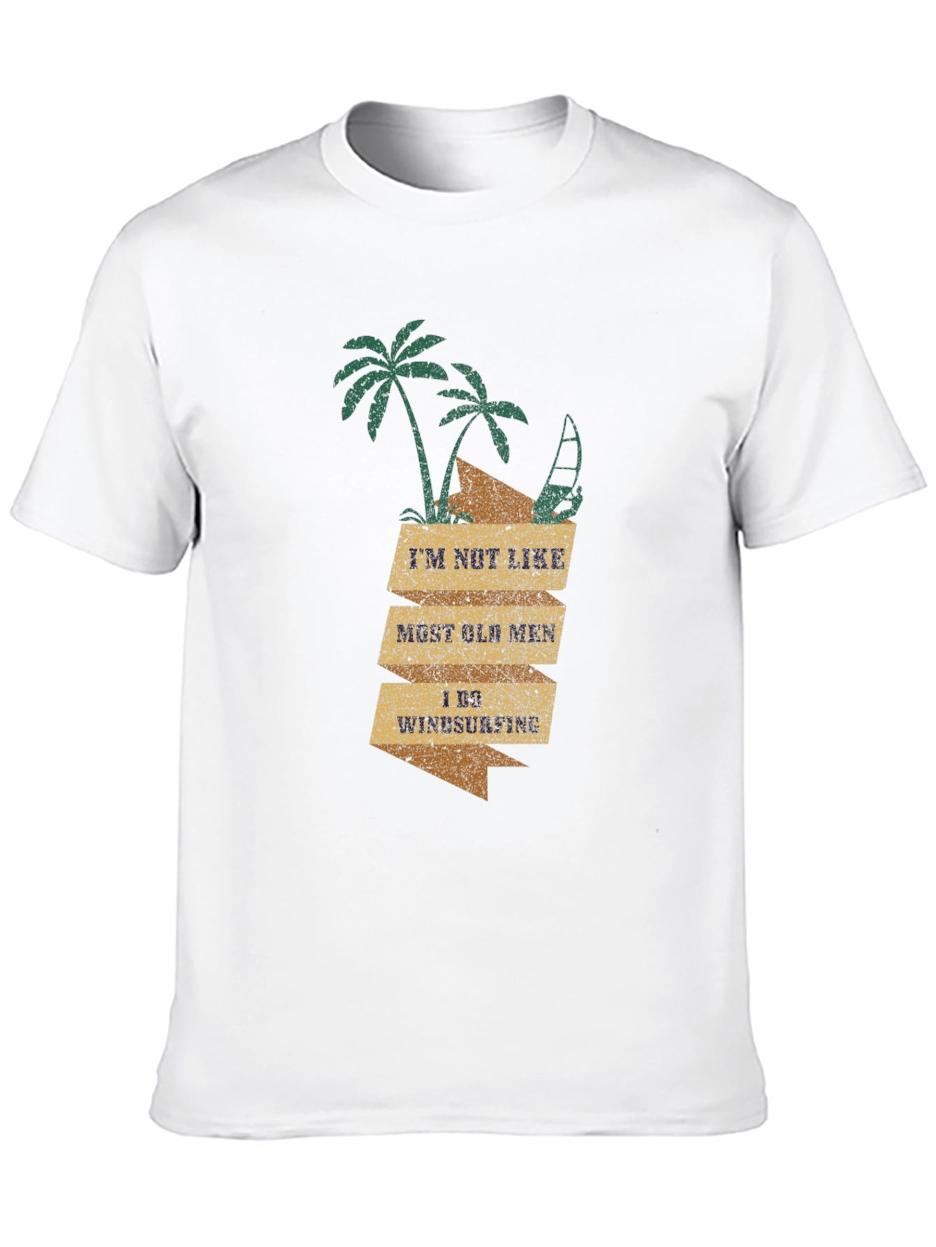 Windsurfing Old Men T-Shirt