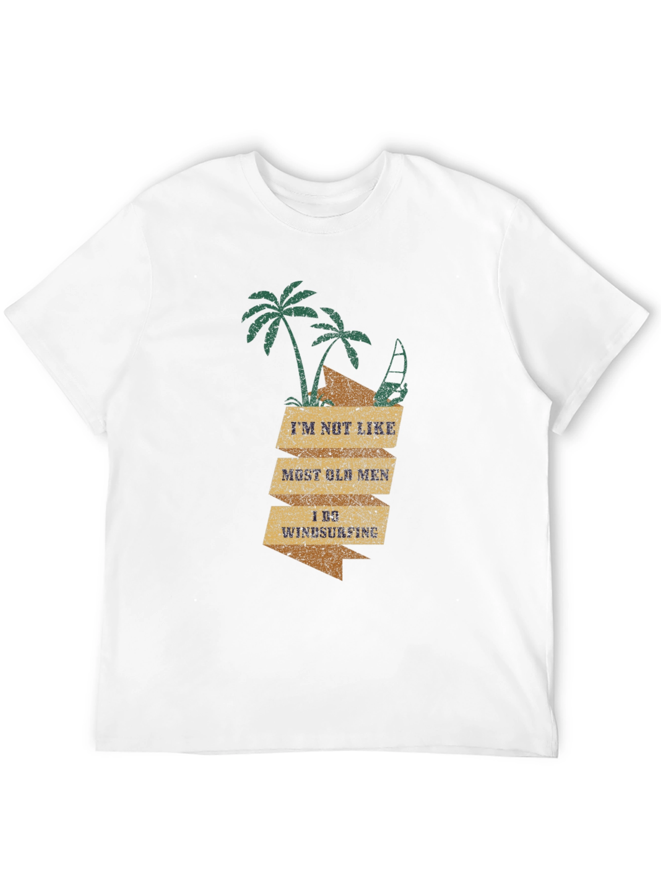 Windsurfing Old Men T-Shirt