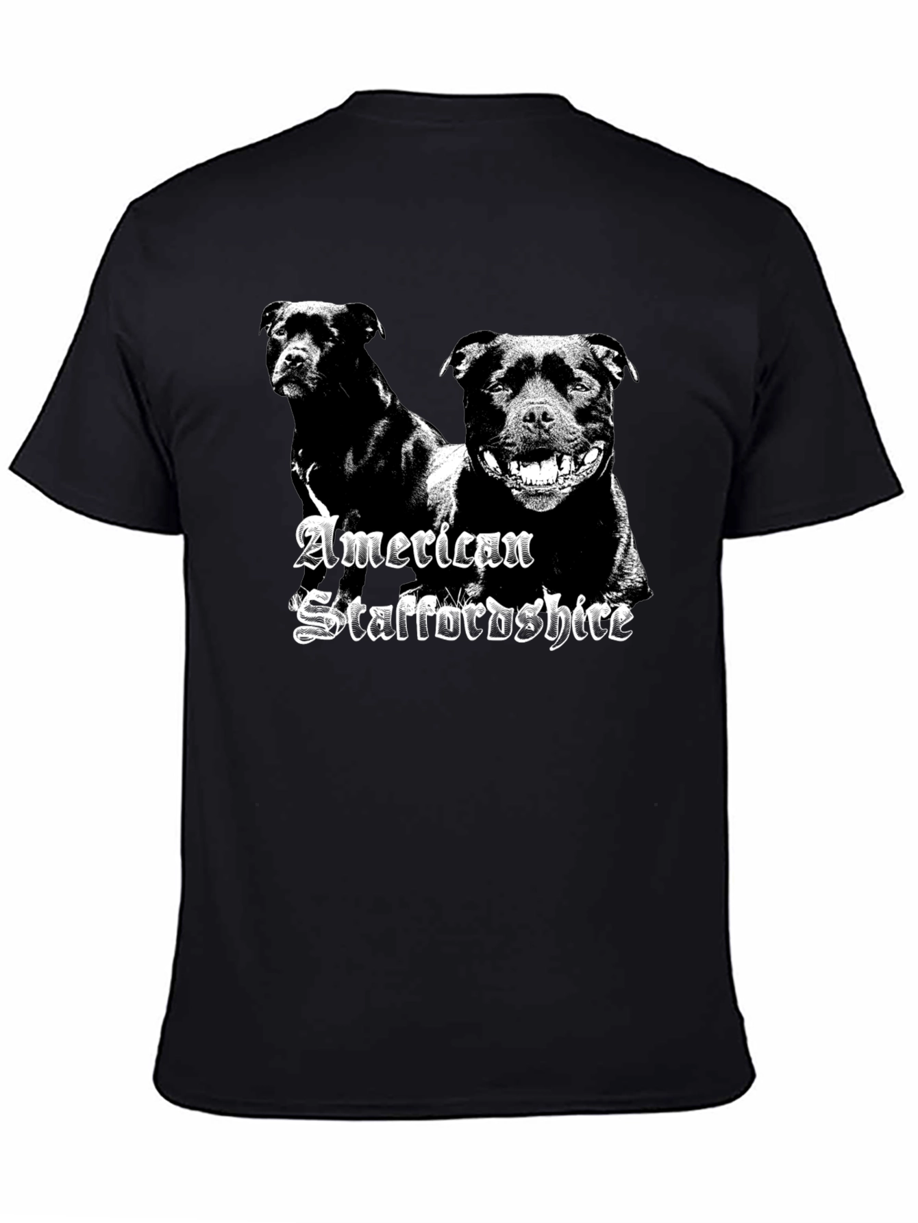American Staffordshire Black T-Shirt