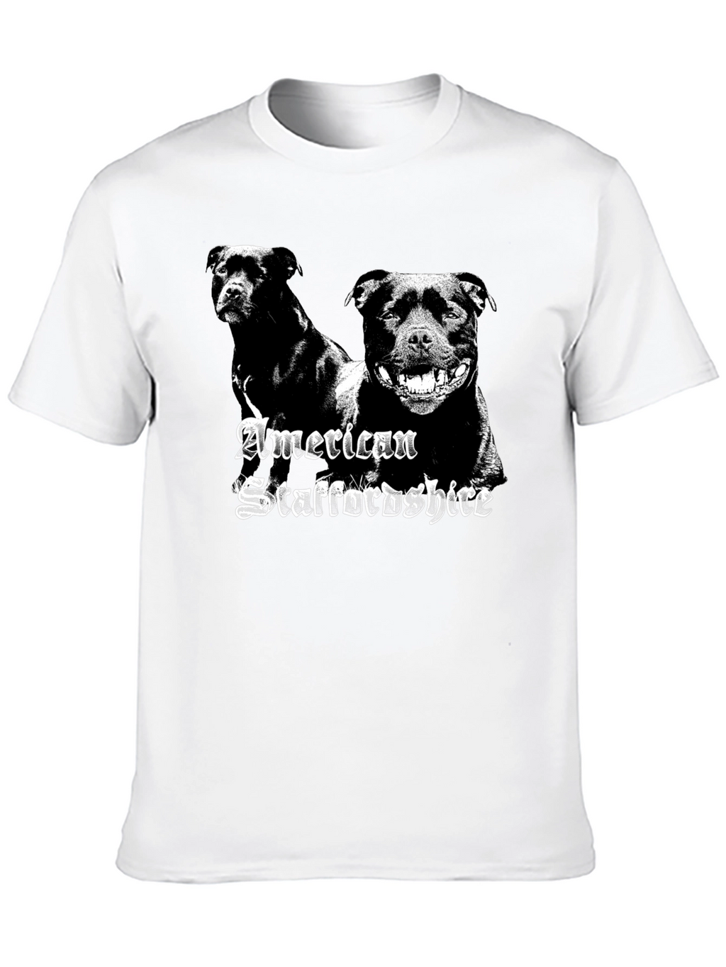 American Staffordshire Black T-Shirt