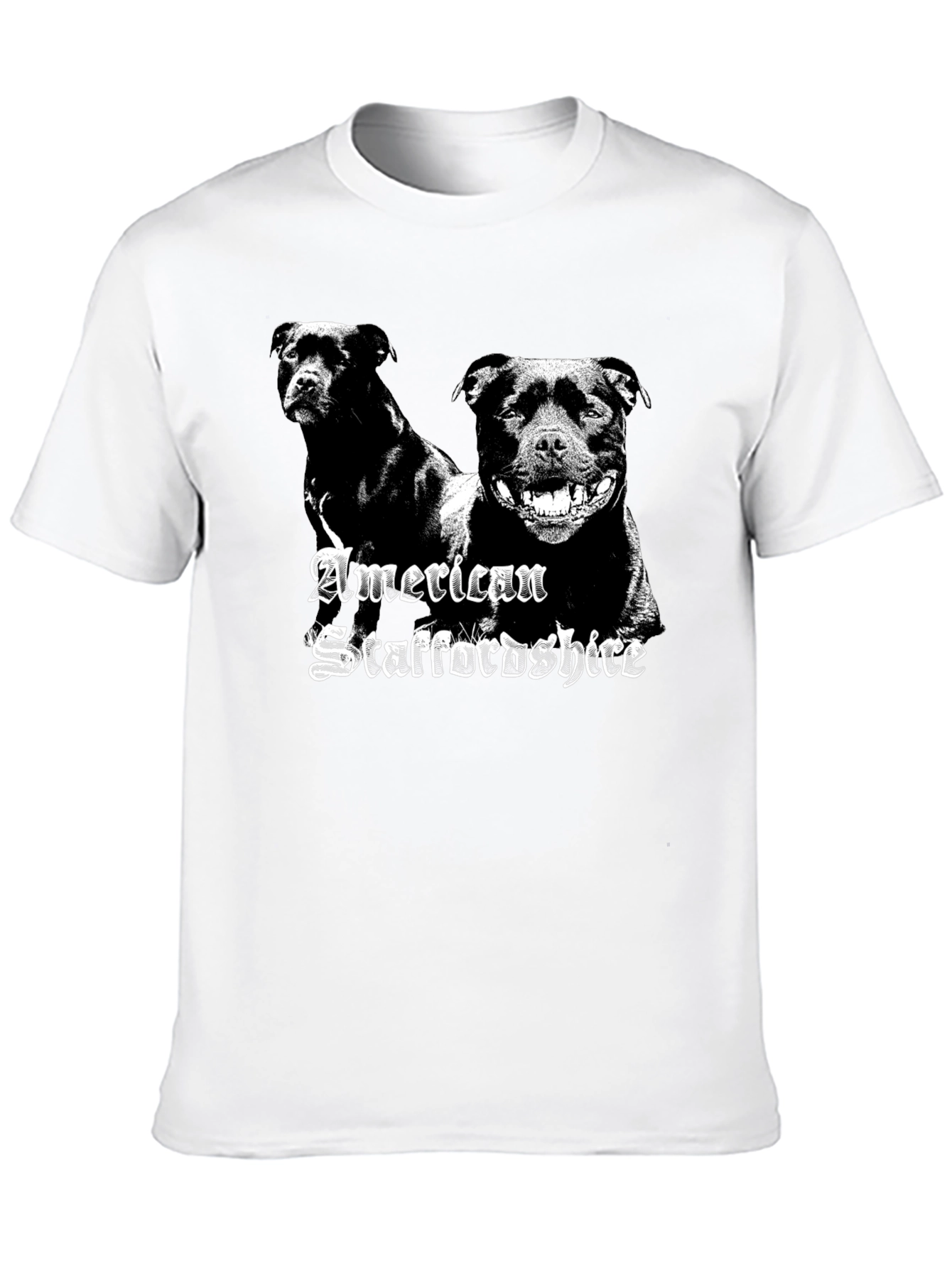 American Staffordshire Black T-Shirt
