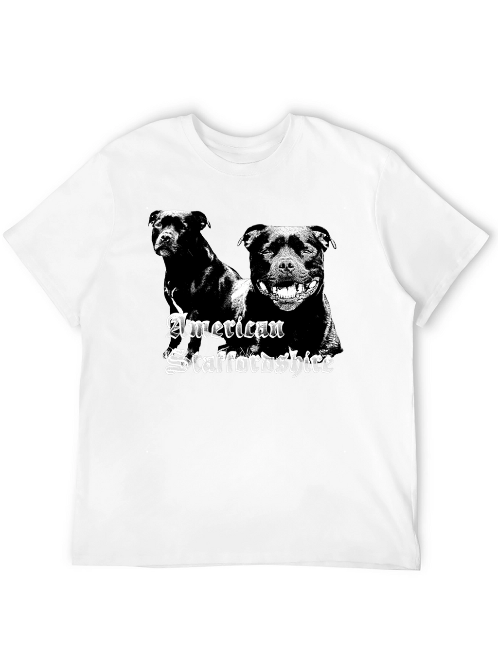 American Staffordshire Black T-Shirt