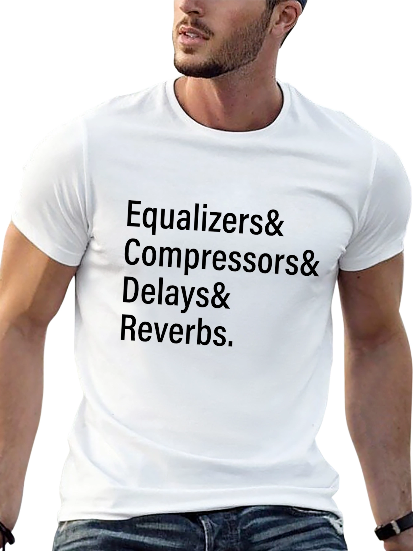 Audio Engineers T-Shirt - EQ Compression Delay Reverb
