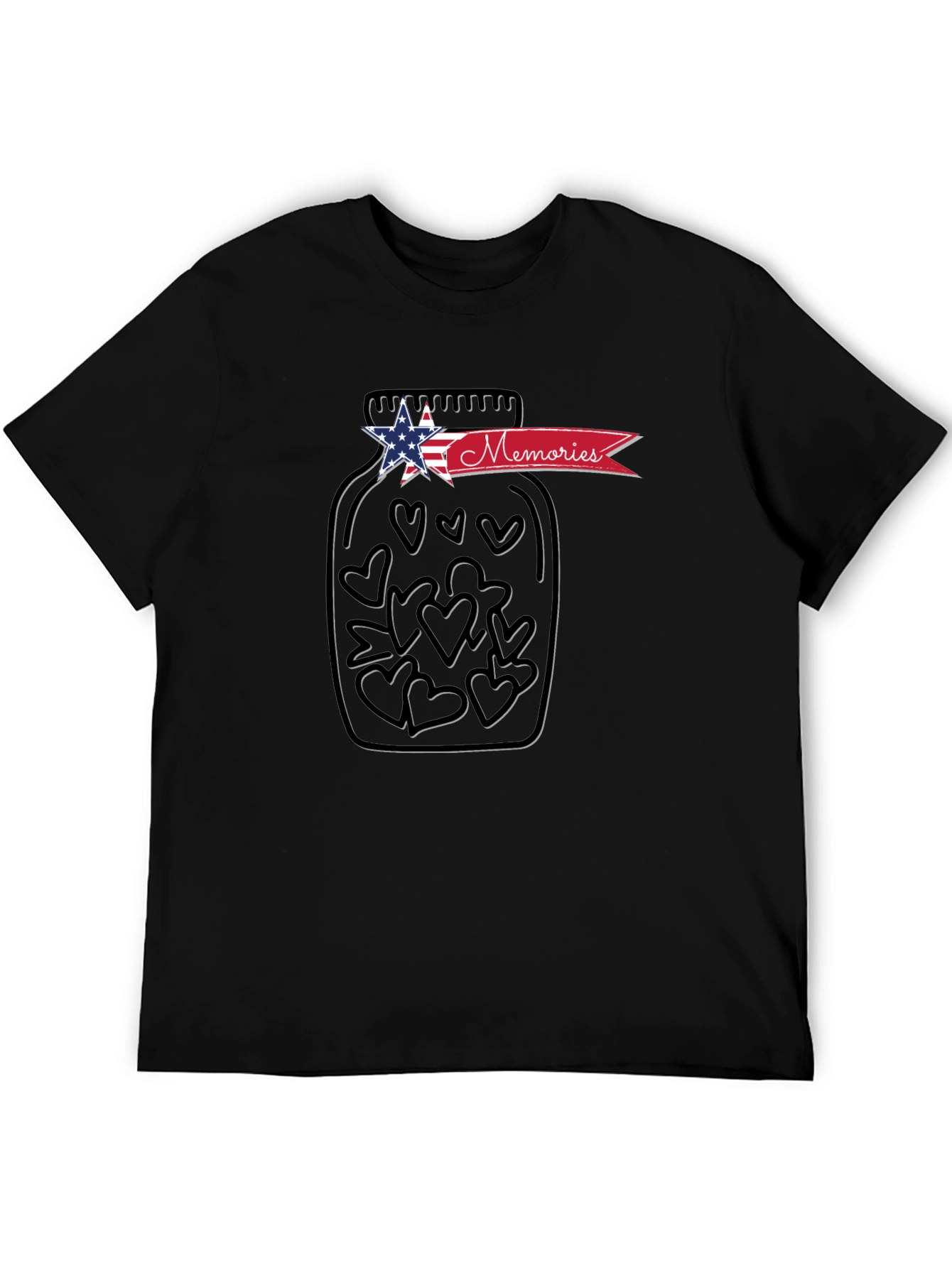 Memories Heart Jar Graphic T-Shirt
