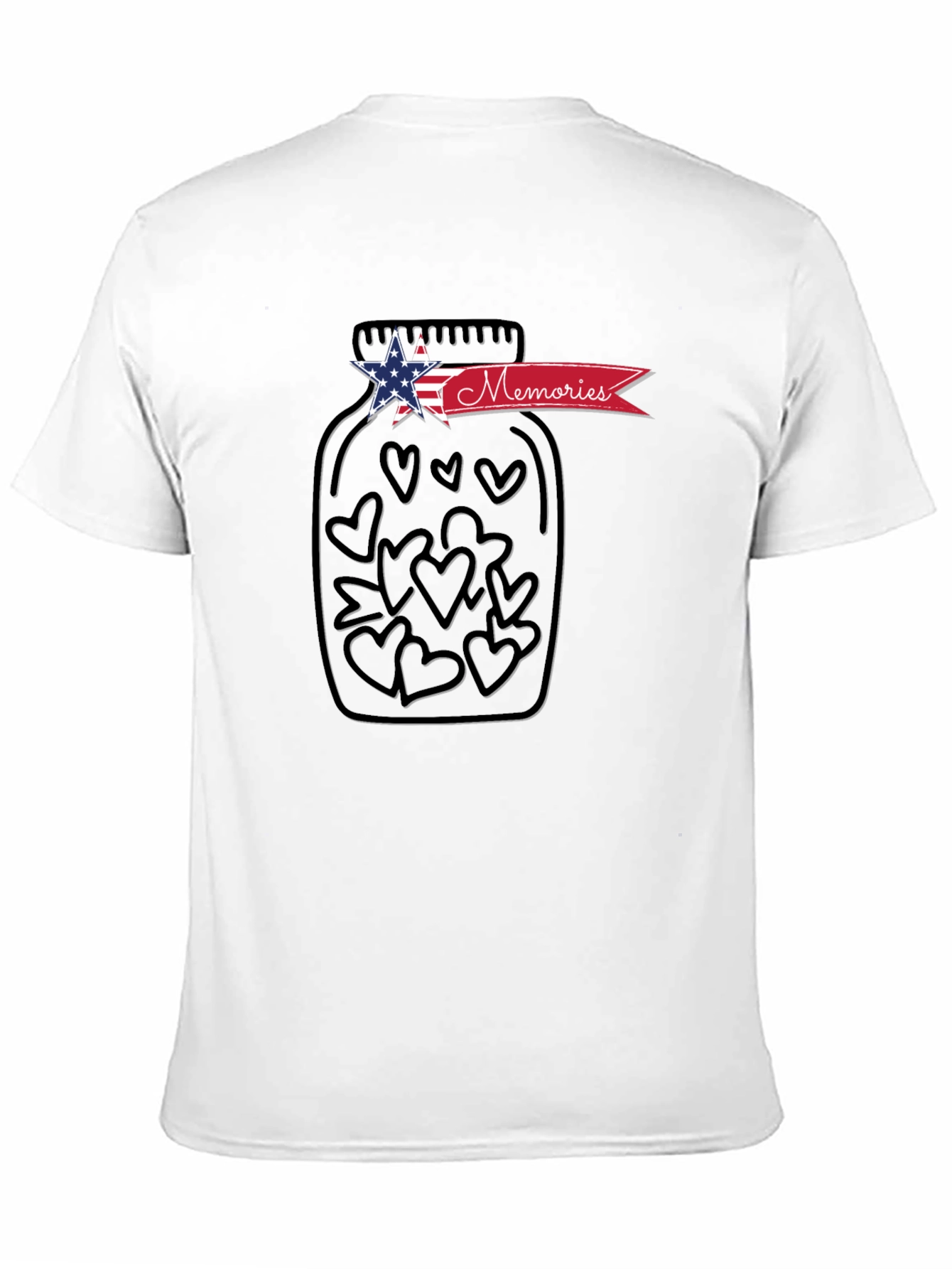 Memories Heart Jar Graphic T-Shirt