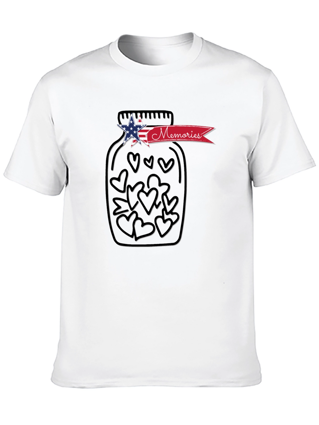 Memories Heart Jar Graphic T-Shirt