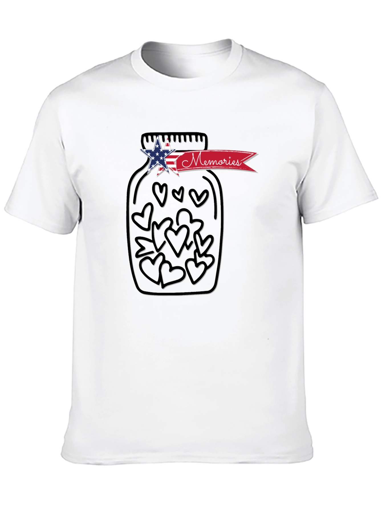 Memories Heart Jar Graphic T-Shirt
