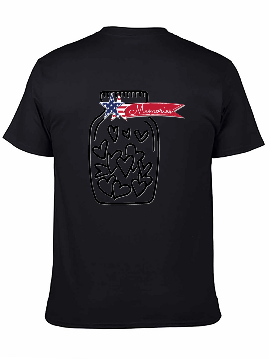 Memories Heart Jar Graphic T-Shirt
