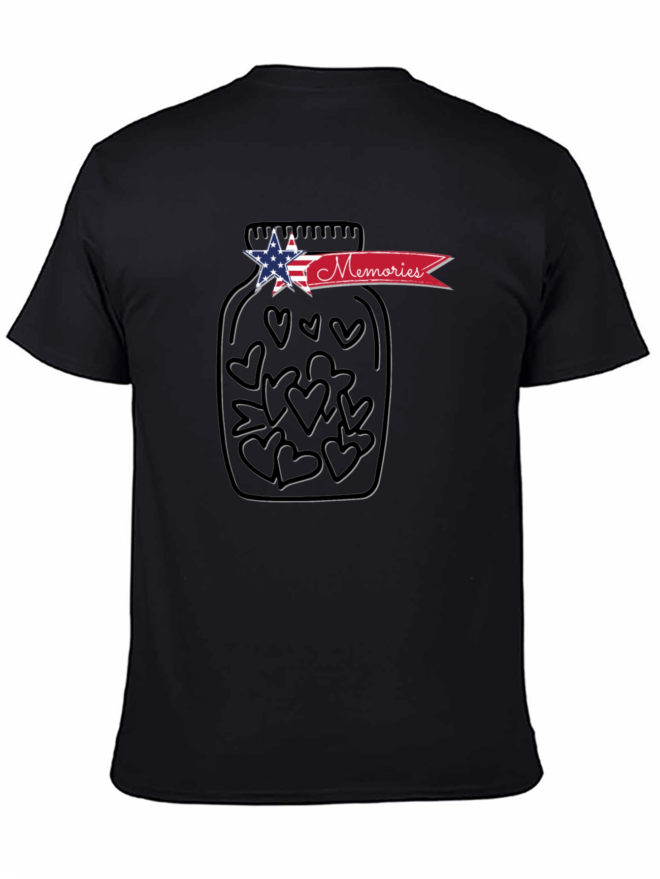 Memories Heart Jar Graphic T-Shirt