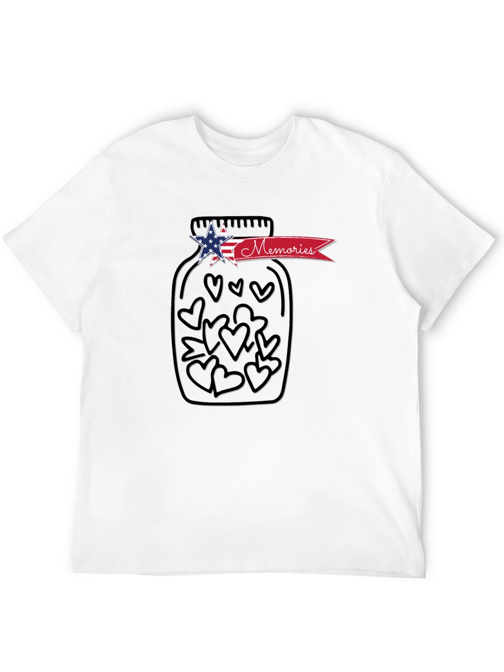 Memories Heart Jar Graphic T-Shirt
