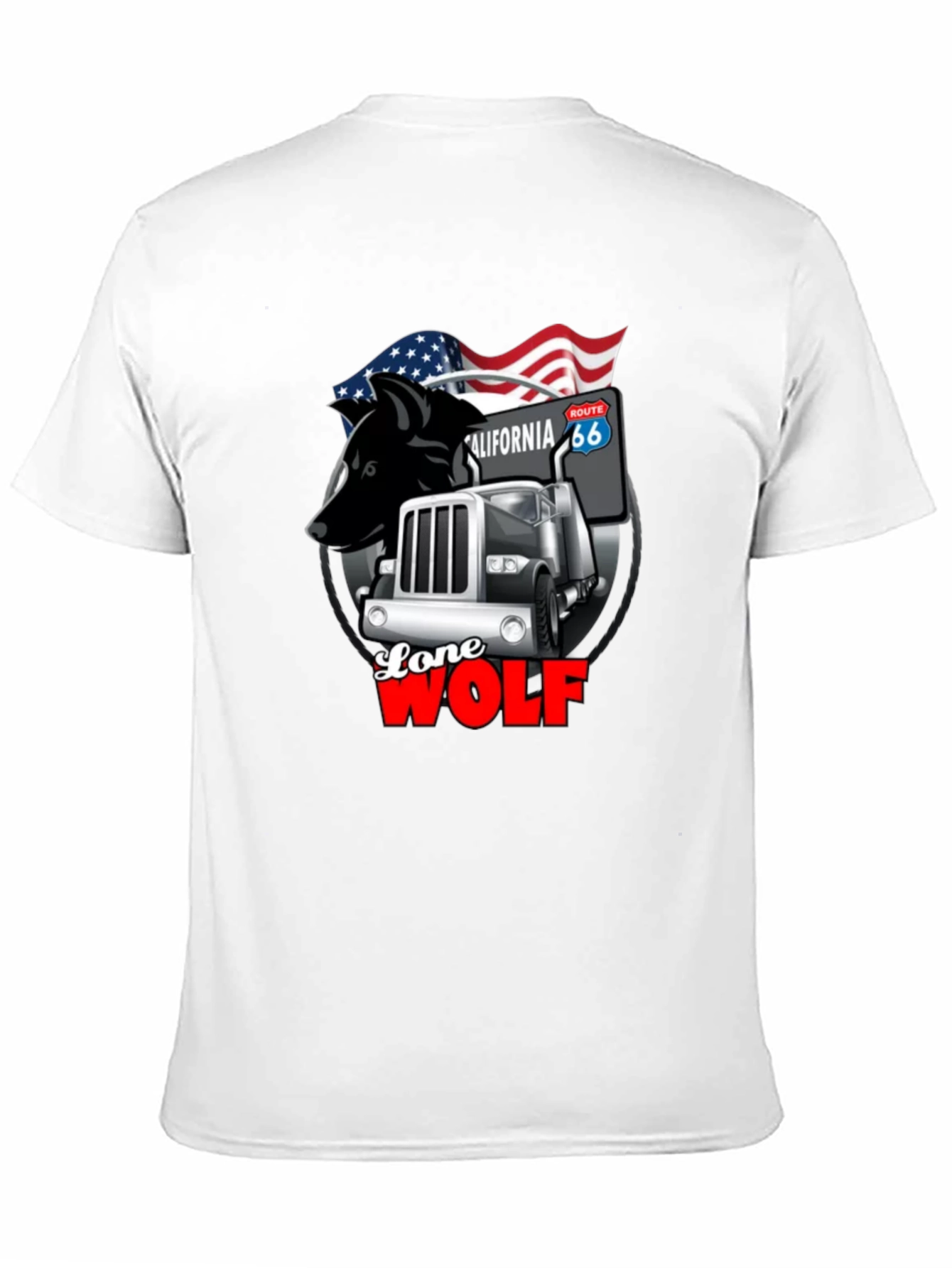 Lone Wolf Trucker Graphic Tee