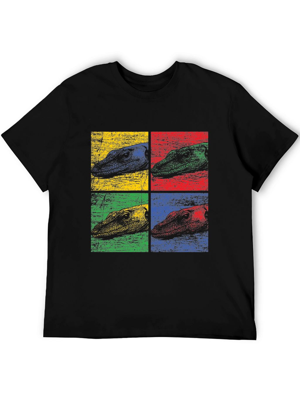 Retro Reptile Pop Art Graphic T-Shirt