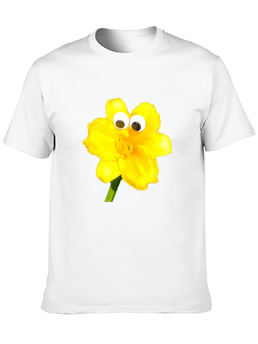 Whimsical Yellow Flower T-Shirt