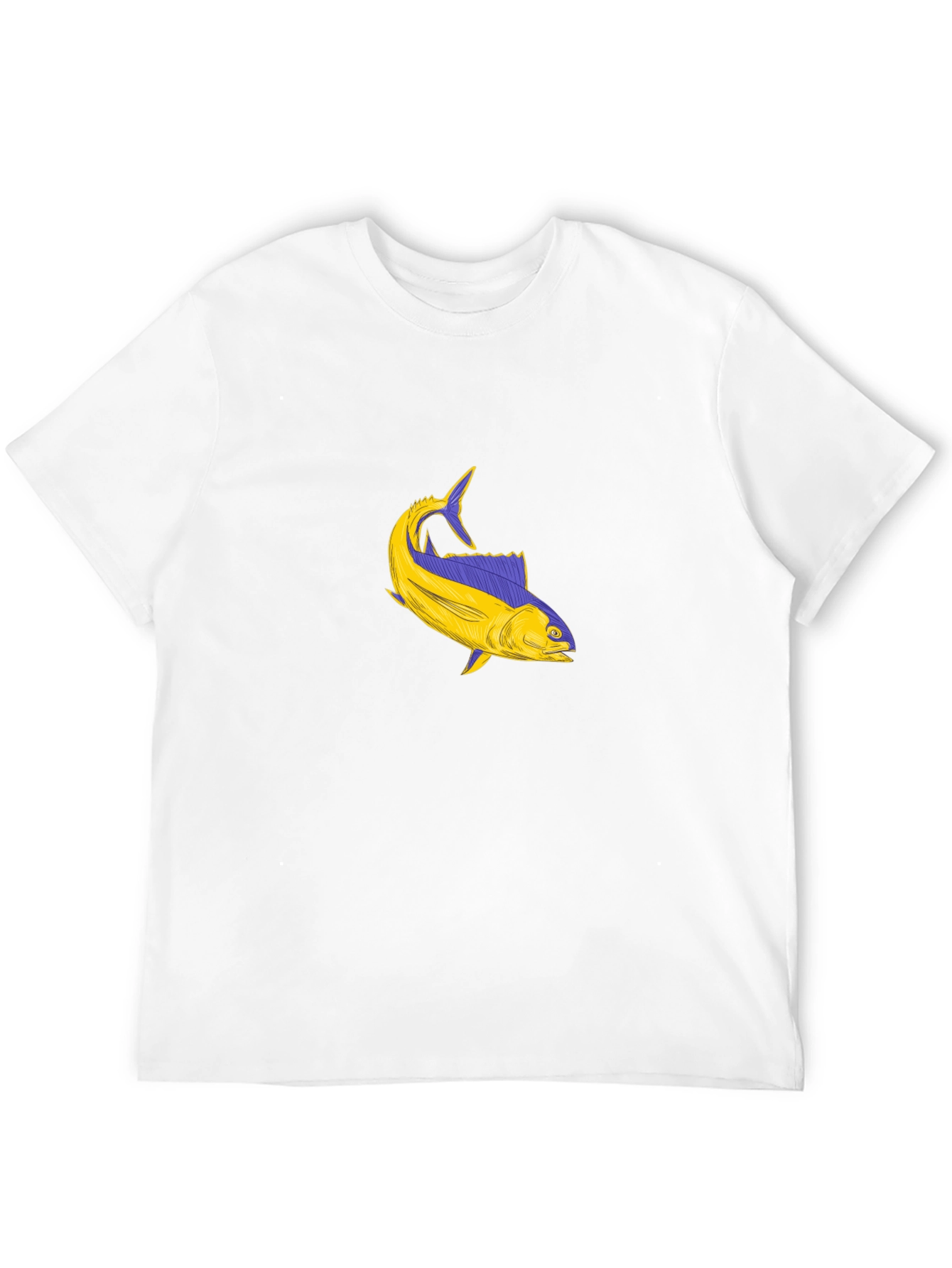 Fish Graphic Tee - Stylish Comfort