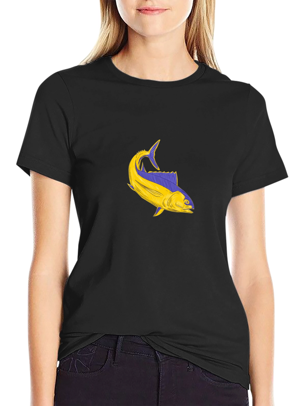 Fish Graphic Tee - Stylish Comfort