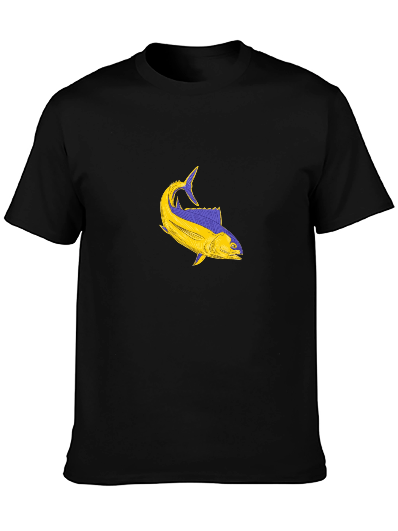 Fish Graphic Tee - Stylish Comfort