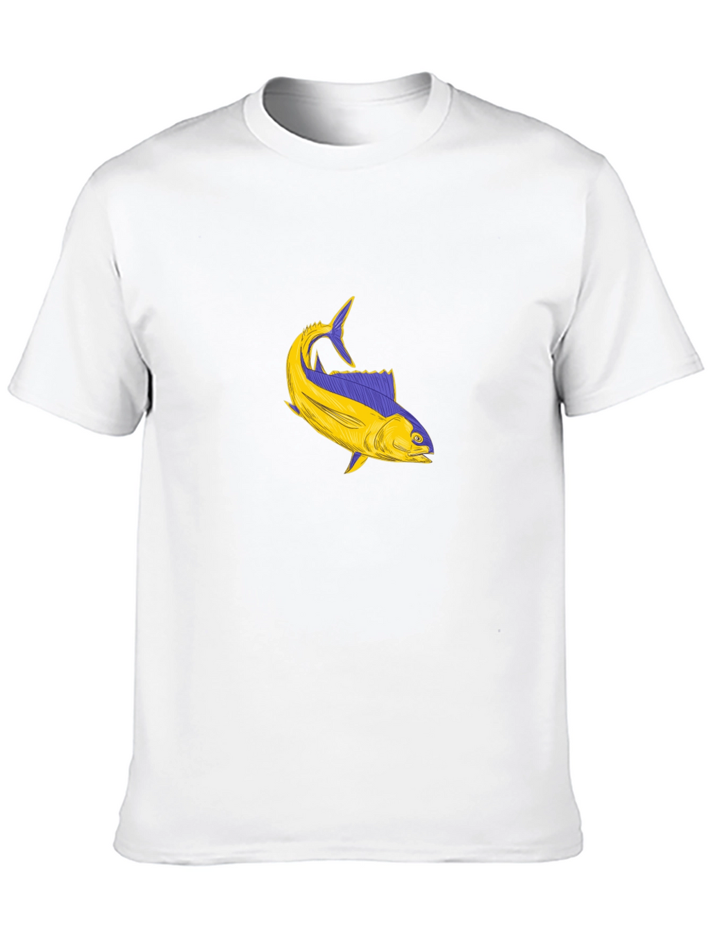 Fish Graphic Tee - Stylish Comfort
