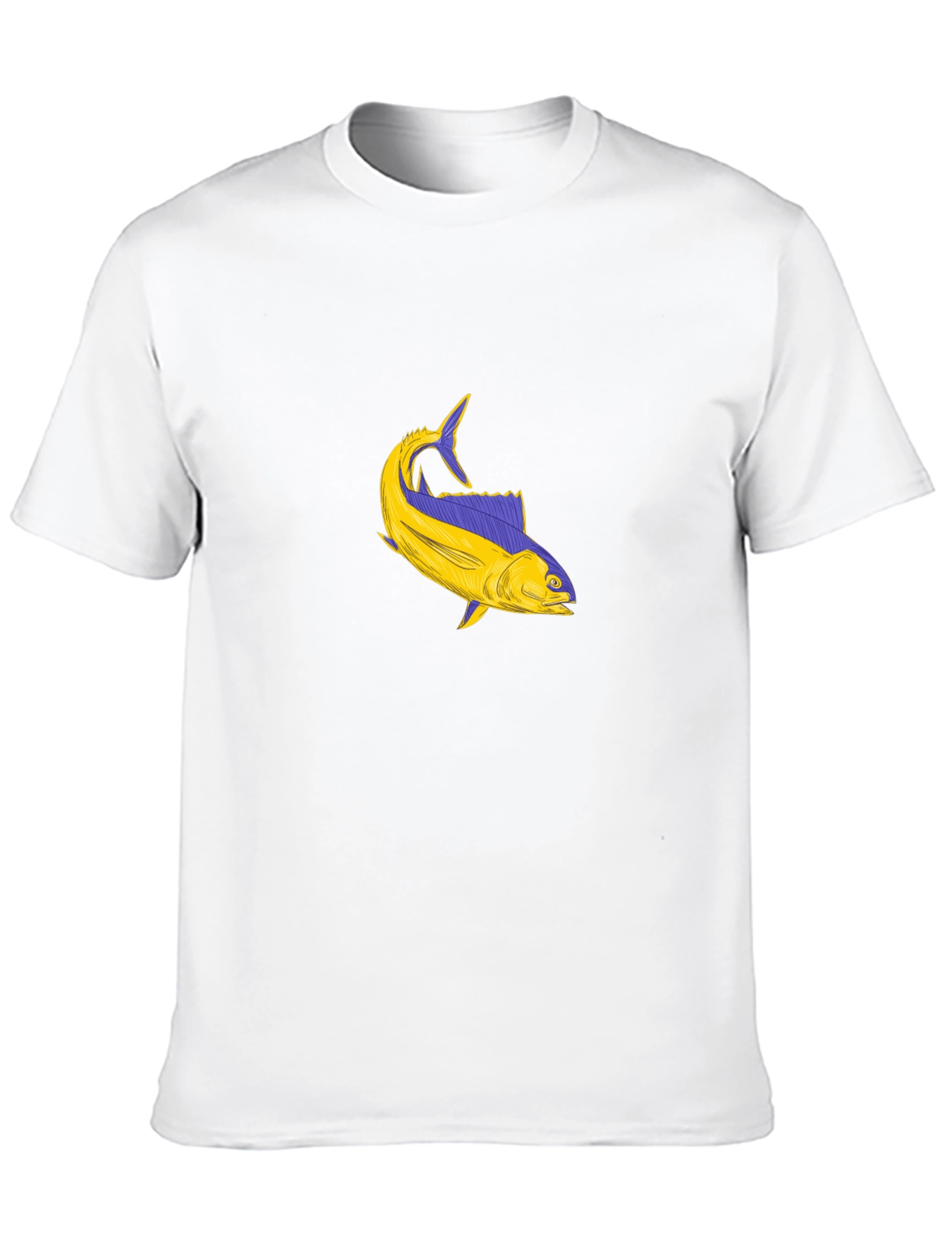 Fish Graphic Tee - Stylish Comfort