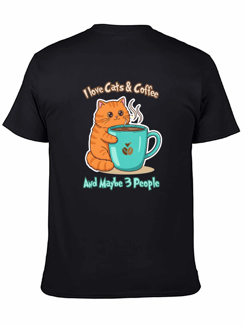 I Love Cats & Coffee T-Shirt