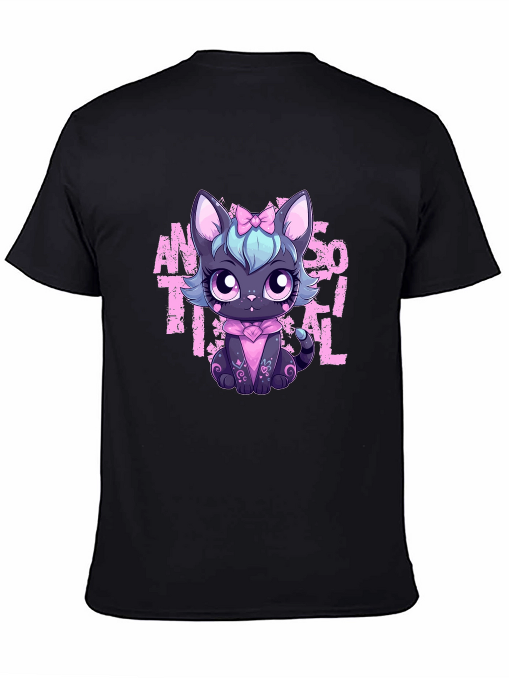 Cute Antisocial Cat T-Shirt