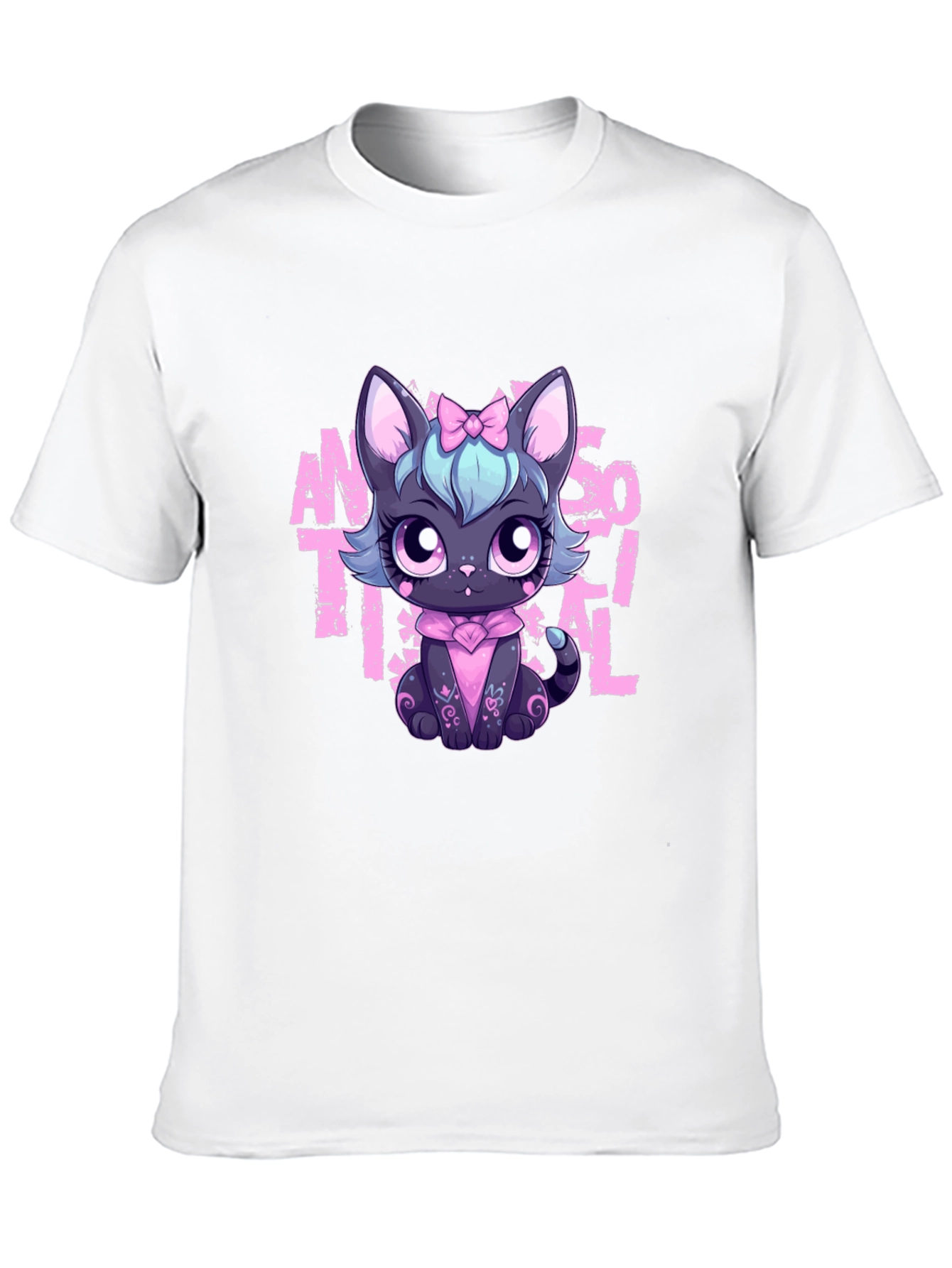 Cute Antisocial Cat T-Shirt