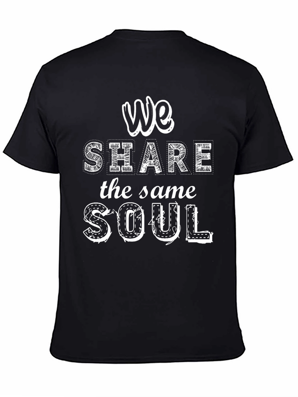 We Share the Same Soul Graphic Tee - Black