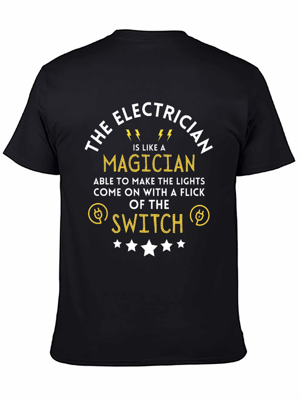 Electrician Magician T-Shirt Funny Gift