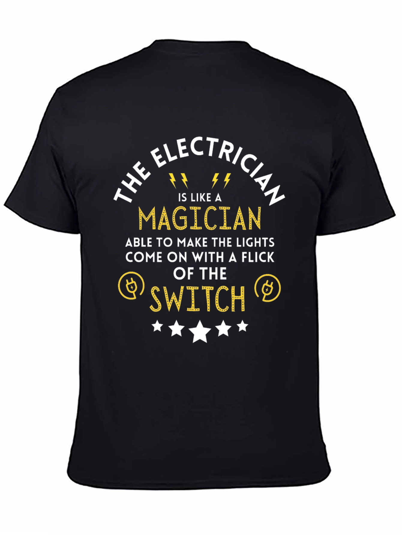 Electrician Magician T-Shirt Funny Gift