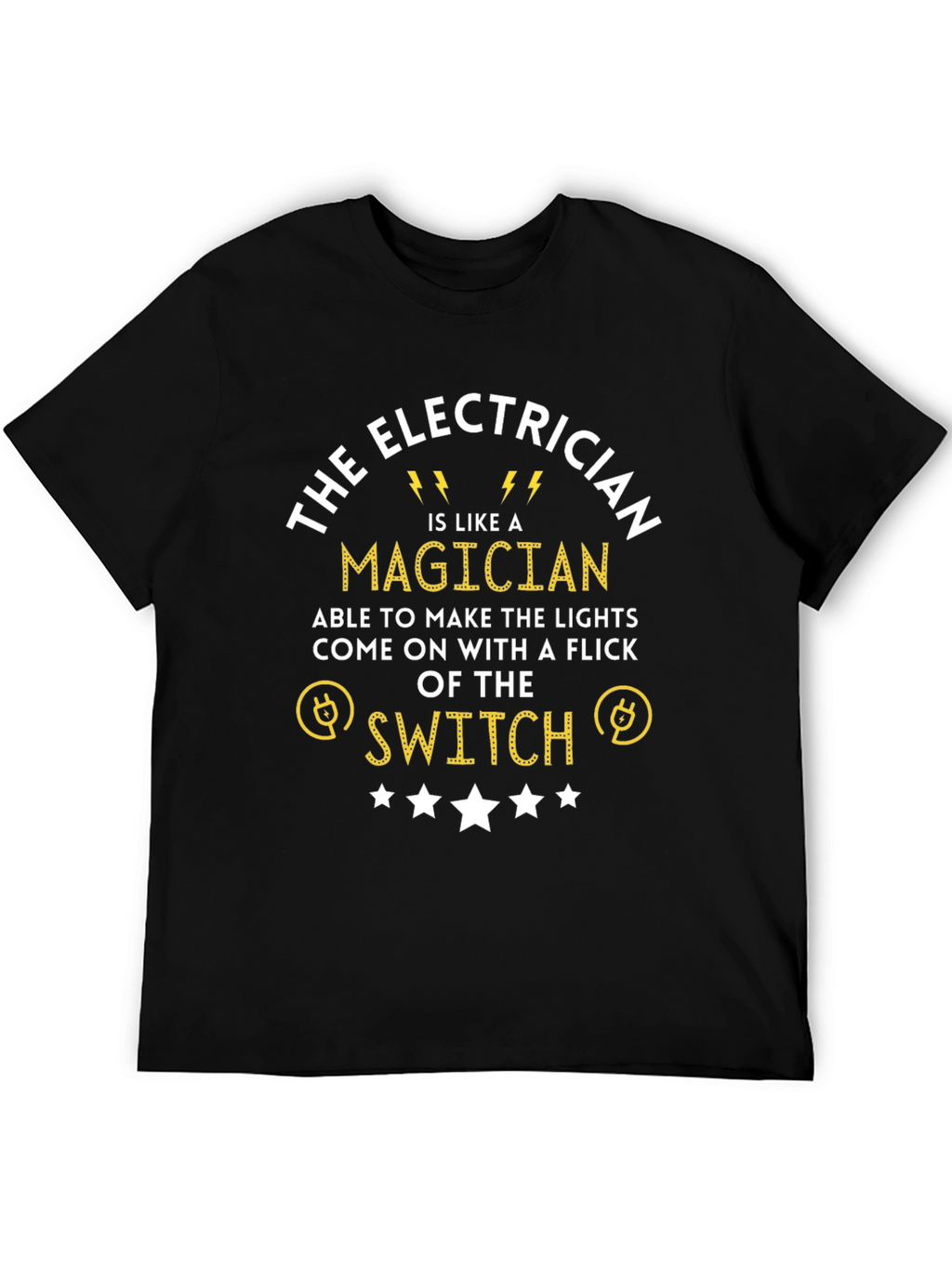 Electrician Magician T-Shirt Funny Gift